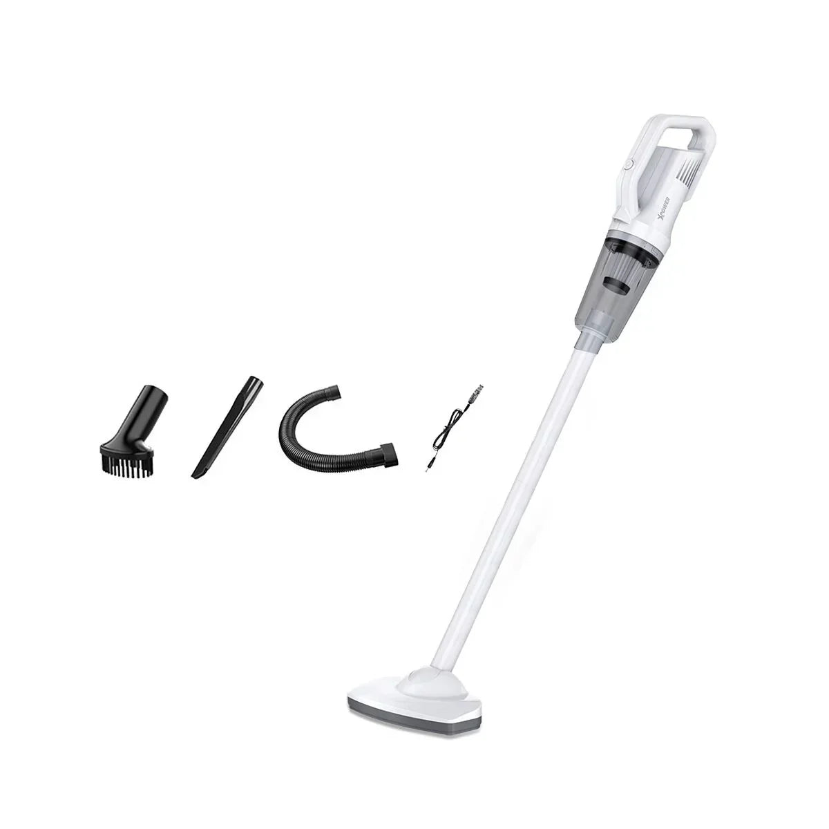 XPower VC4 4In1 Cordless Vacuum Cleaner 6000mAh Battery - White - Tashqila XPower VC4 4In1 Cordless Vacuum Cleaner 6000mAh Battery - White - Tashqila